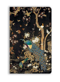 Title: Ashmolean Museum: Embroidered Hanging with Peacock (Soft Touch Journal), Author: Flame Tree Studio