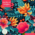 Alternative view 1 of Adult Sustainable Jigsaw Puzzle Garden of Delights: 1000-pieces. Ethical, Sustainable, Earth-friendly