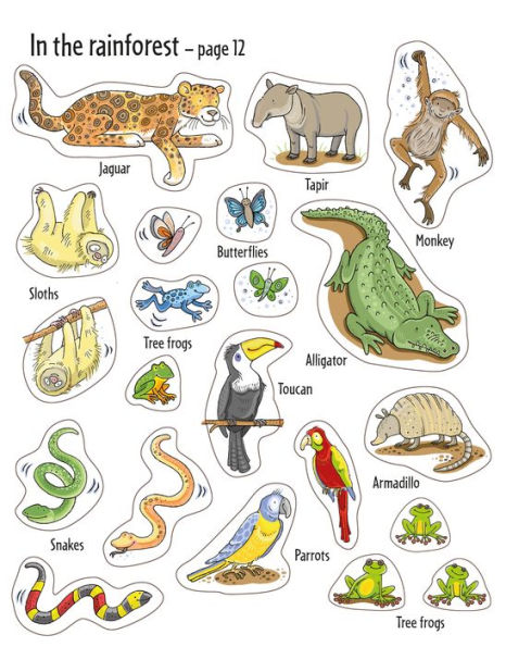 First Sticker Book Animals