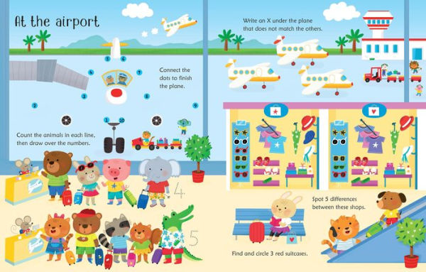 Wipe-Clean Travel Activities