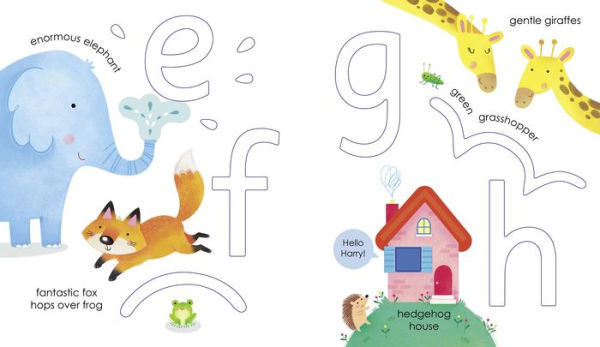 Fingertrail abc: A Kindergarten Readiness Book For Kids