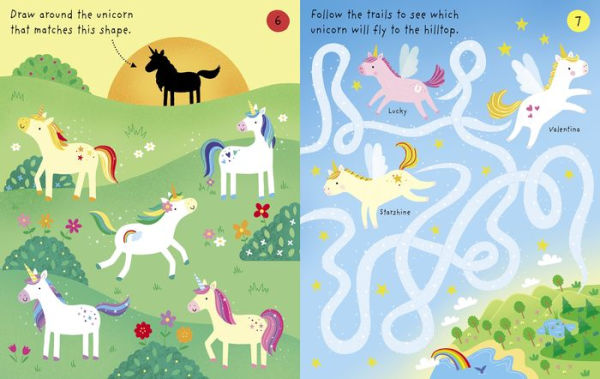 Little Children's Unicorns Pad