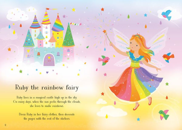 Little Sticker Dolly Dressing Rainbow Fairy