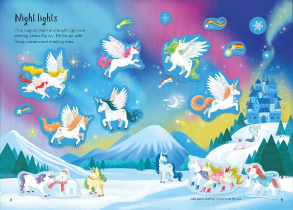 Sparkly Unicorns Sticker Book