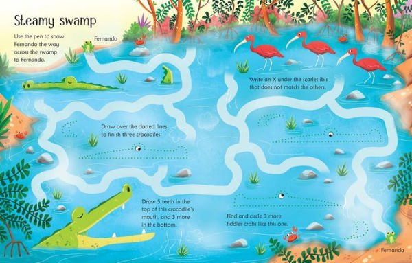 Wipe-Clean Jungle Activities
