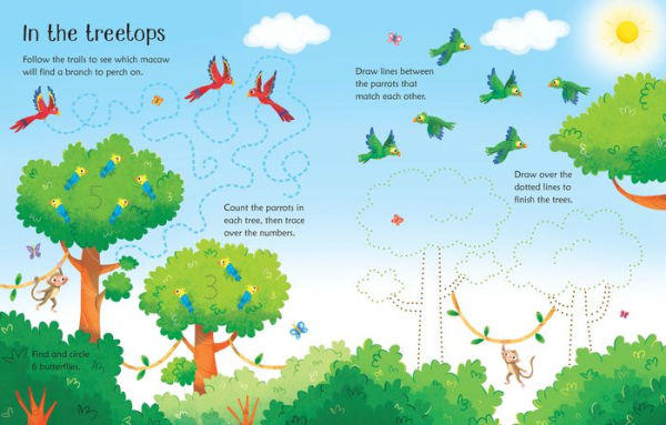 Wipe-Clean Jungle Activities