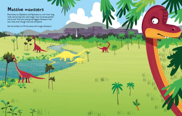 Big Dinosaur Sticker book