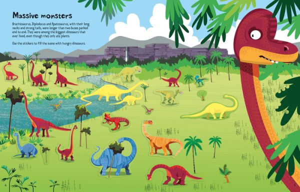 Big Dinosaur Sticker book