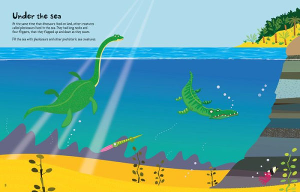 Big Dinosaur Sticker book