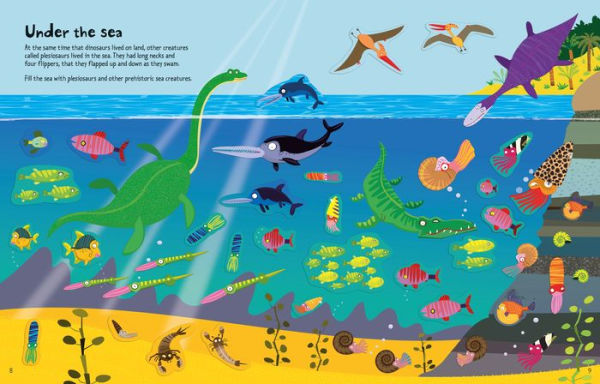 Big Dinosaur Sticker book