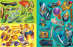 Alternative view 2 of Build Your Own Fantasy Warriors Sticker Book