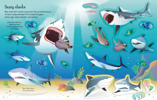 First Sticker Book Sharks and Rays