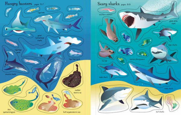 First Sticker Book Sharks and Rays