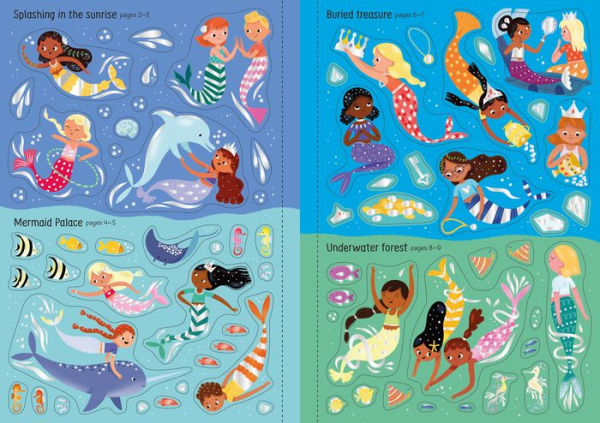 Sparkly Mermaids Sticker Book