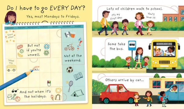 Very First Questions and Answers Why do I have to go to school?: An Empowering First Day of School Book for Kids