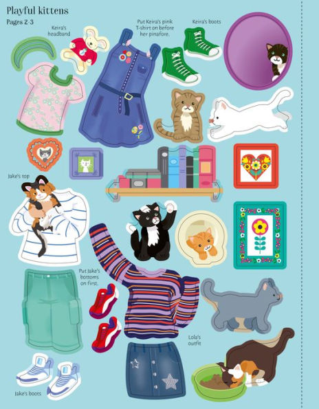 Sticker Dolly Dressing Pets