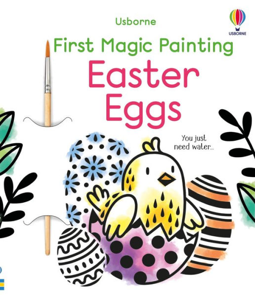 First Magic Painting Easter Eggs