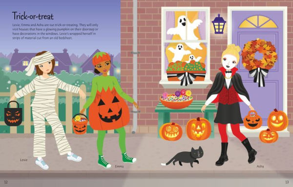 Sticker Dolly Dressing Halloween: A Halloween Book for Kids