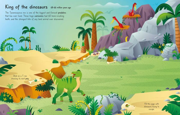 First Sticker Book T. Rex: and lots of other enormous dinosaurs