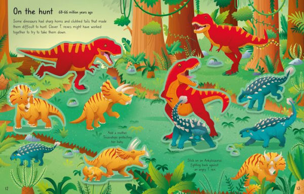 First Sticker Book T. Rex: and lots of other enormous dinosaurs