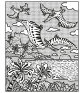 Alternative view 2 of Dinosaurs Magic Painting Book