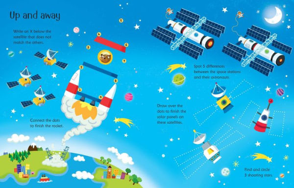Wipe-Clean Space Activities