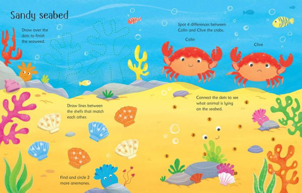 Wipe-Clean Under the Sea Activities