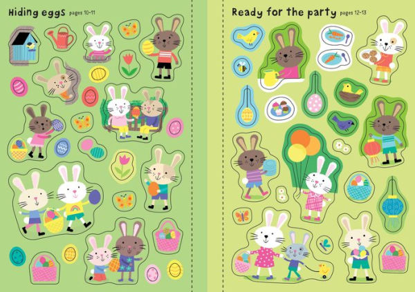 Little First Stickers Easter Bunnies: An Easter And Springtime Book For Kids