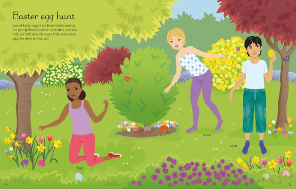 Sticker Dolly Dressing Easter: An Easter And Springtime Book For Kids