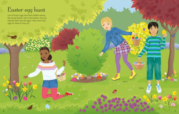 Sticker Dolly Dressing Easter: An Easter And Springtime Book For Kids