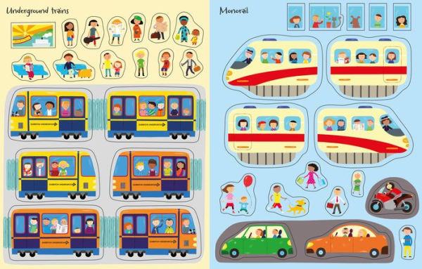 First Sticker Book Trains