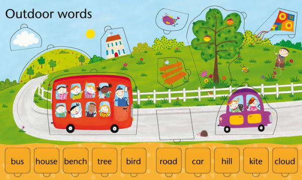 Lift-the-Flap Word Book: A Kindergarten Readiness Book For Kids