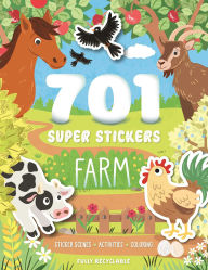 Title: 701 Super Stickers Farm: Fully Recyclable with Sticker Scenes, Coloring, and Activity Pages, Author: IglooBooks