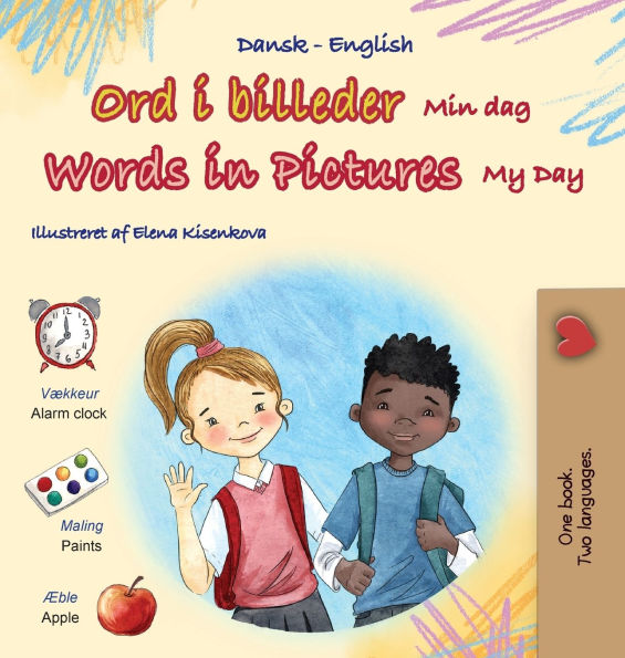 Words in Pictures - My Day (Danish English Bilingual Children's Book)