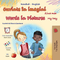Title: Words in Pictures - My Day (Romanian English Bilingual Children's Book), Author: Kidkiddos Books
