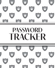 Title: XL Large Print Password Tracker (Lock Shield Gray): 8