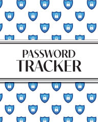 Title: XL Large Print Password Tracker (Lock Shield Blue): 8