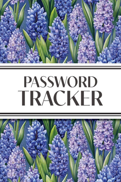 Password Tracker (Hyacinths): 6"x9" Alphabetical Password Logbook for Easy Organization