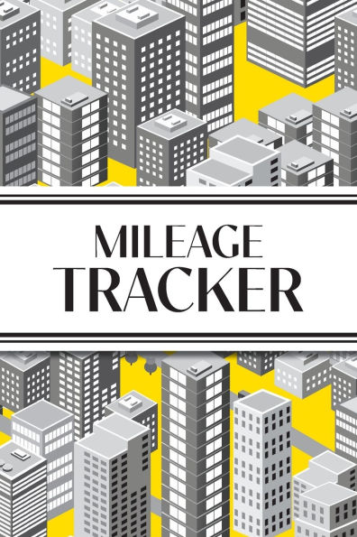 Mileage Tracker (Cityscape Grayscale and Yellow): 6