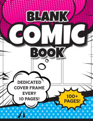 Title: Blank Comic Book (Magenta & Blue): 8.5