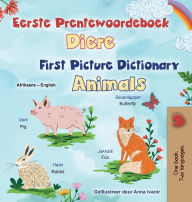 Title: First Picture Dictionary - Animals (Afrikaans English Bilingual Children's Book), Author: Kidkiddos Books