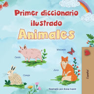 Title: First Picture Dictionary - Animals (Spanish Children's Book), Author: Kidkiddos Books
