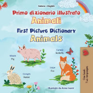 Title: First Picture Dictionary - Animals (Italian English Bilingual Children's Book), Author: Kidkiddos Books