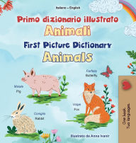 Title: First Picture Dictionary - Animals (Italian English Bilingual Children's Book), Author: Kidkiddos Books