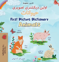 Title: First Picture Dictionary - Animals (Farsi English Bilingual Children's Book), Author: Kidkiddos Books