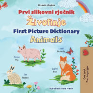 Title: First Picture Dictionary - Animals (Croatian English Bilingual Children's Book), Author: Kidkiddos Books