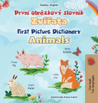Title: First Picture Dictionary - Animals (Czech English Bilingual Children's Book), Author: Kidkiddos Books