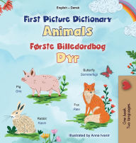 Title: First Picture Dictionary - Animals (English Danish Bilingual Children's Book), Author: Kidkiddos Books
