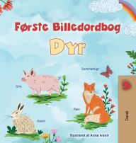Title: First Picture Dictionary - Animals (Danish Children's Book), Author: Kidkiddos Books
