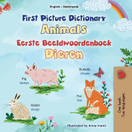 Title: First Picture Dictionary - Animals (English Dutch Bilingual Children's Book), Author: Kidkiddos Books